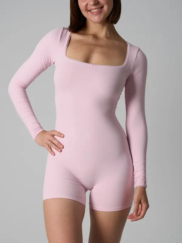 seamless yoga bodysuit