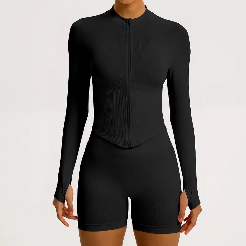 long sleeve yoga jacket