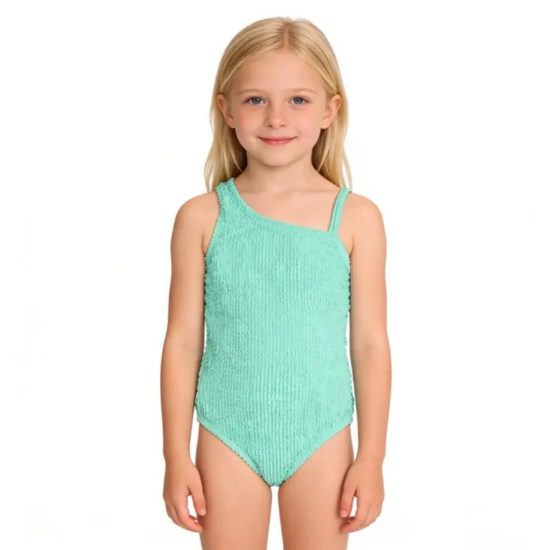 one piece girls swimwear